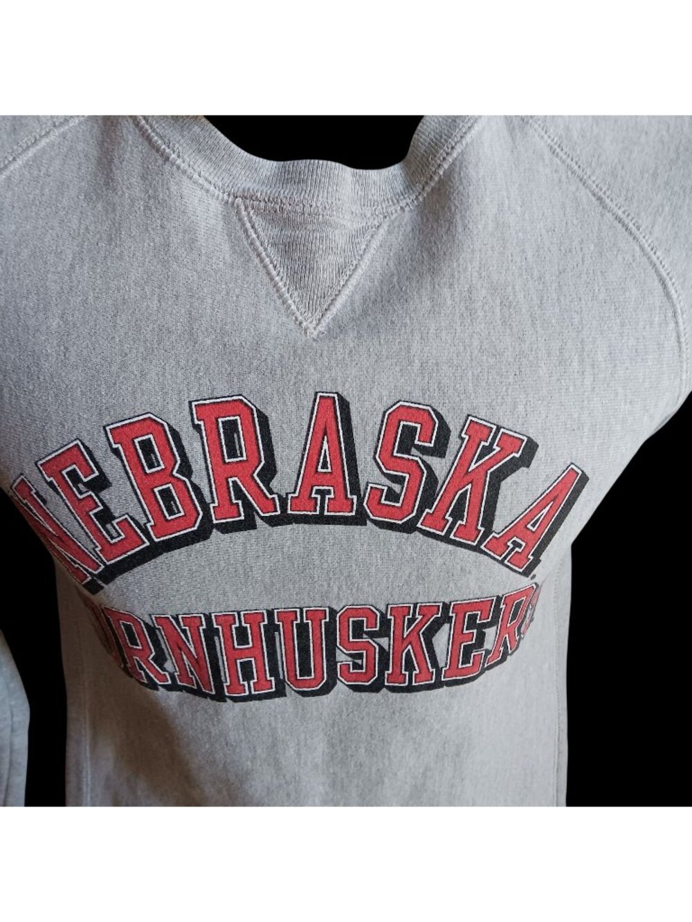Vintage Sweatshirt Nebraska Cornhuskers XS Huskers Reverse Weave Champion 90s